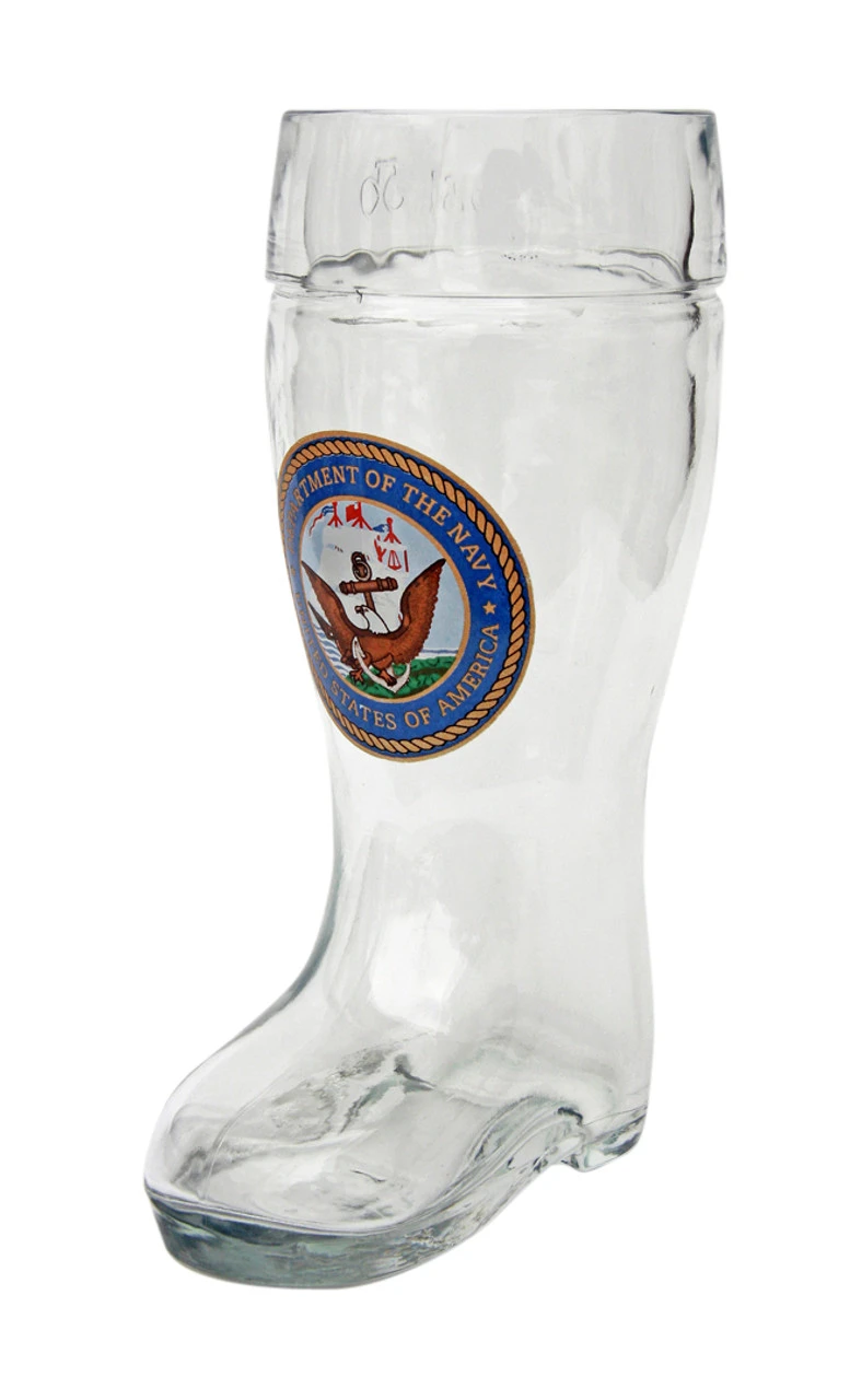US Navy Glass Beer Boot 0.5 Liter 6 US Navy Glass Beer Boot 0.5 Liter - Image 4