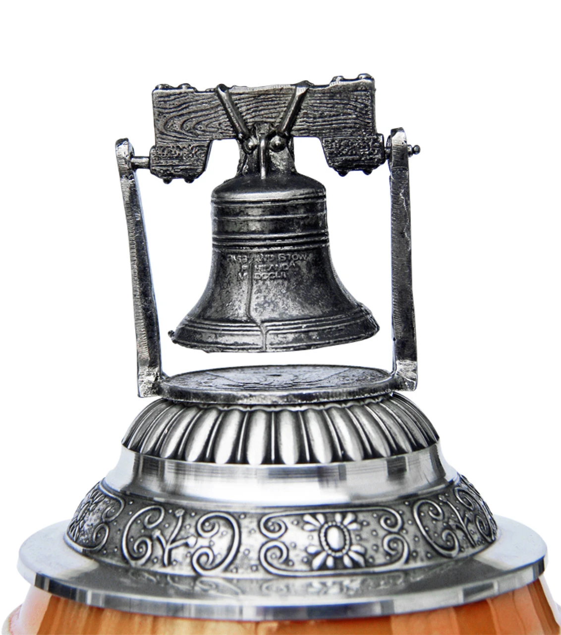 United States Panorama Beer Stein With Liberty Bell Lid 6 United States Panorama Beer Stein With Liberty Bell Lid - Image 4