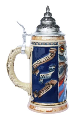 US Navy Eagle Of Freedom Beer Stein 7 US Navy Eagle Of Freedom Beer Stein -Beer Stein Store United We Stand Beer Stein K728 LS SM 27570.1401399619