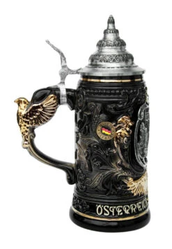 Vienna Eagle Handle Beer Stein 0.4 Liter 6 Vienna Eagle Handle Beer Stein 0.4 Liter -Beer Stein Store Vienna Austria Beer Stein 0.4 Liter K430SZAHV LS SM 79438.1431538790