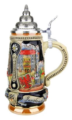 Vienna, Salzburg, Innsbruck Austria Beer Stein 11 Vienna, Salzburg, Innsbruck Austria Beer Stein -Beer Stein Store Vienna Salzburg Innsbruck Austria Beer Stein K303WSI RS SM 61891.1490043224