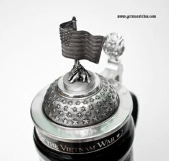 Vietnam Memorial Beer Stein 10 Vietnam Memorial Beer Stein -Beer Stein Store Vietnam Memorial Beer Stein MC6179 lid detail SM 11996.1306180098