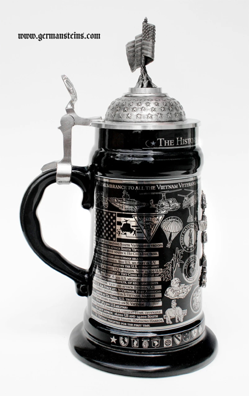 Vietnam Memorial Beer Stein 4 Vietnam Memorial Beer Stein - Image 2