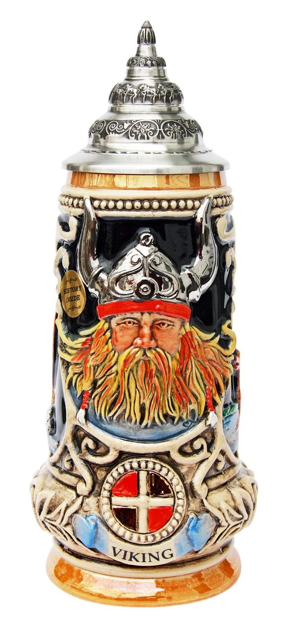 Viking Beer Stein 3 Viking Beer Stein