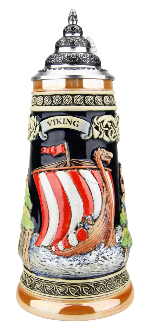 Viking Beer Stein With Axe Handle 5 Viking Beer Stein With Axe Handle - Image 3