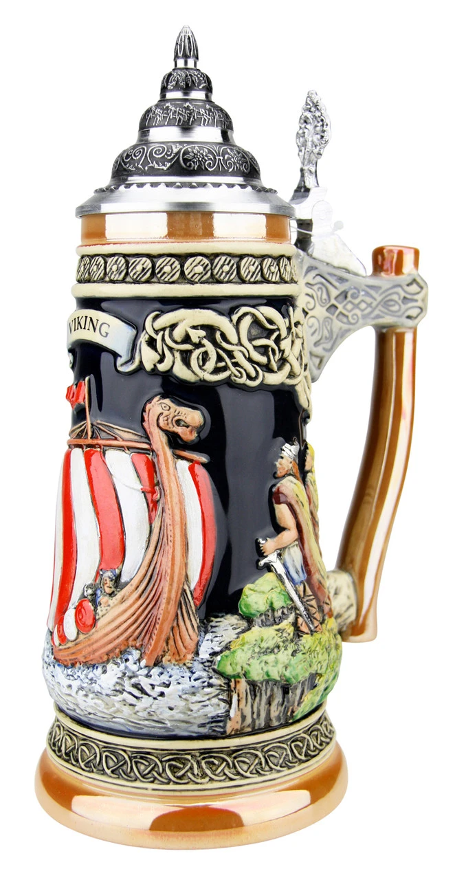 Viking Beer Stein With Axe Handle 4 Viking Beer Stein With Axe Handle - Image 2