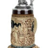 Wedding Beer Stein Antique Style With Pewter Bride And Groom Figure Lid 1 Wedding Beer Stein Antique Style With Pewter Bride And Groom Figure Lid -Beer Stein Store Wedding Beer Stein Antique Style with Pewter Bride and Groom Figure Lid KT103EL Angle SM 97449.1493401347