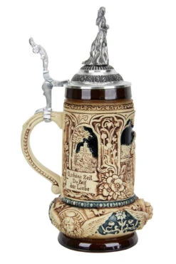 Wedding Beer Stein Antique Style With Pewter Bride And Groom Figure Lid 10 Wedding Beer Stein Antique Style With Pewter Bride And Groom Figure Lid -Beer Stein Store Wedding Beer Stein Antique Style with Pewter Bride and Groom Figure Lid KT103EL LS SM 11469.1493401371