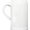 White Glaze Stoneware Beer Mug 1 Liter 1 White Glaze Stoneware Beer Mug 1 Liter -Beer Stein Store White Rastal 1 Liter Stoneware Beer Mug R38045W 15422.1447273488