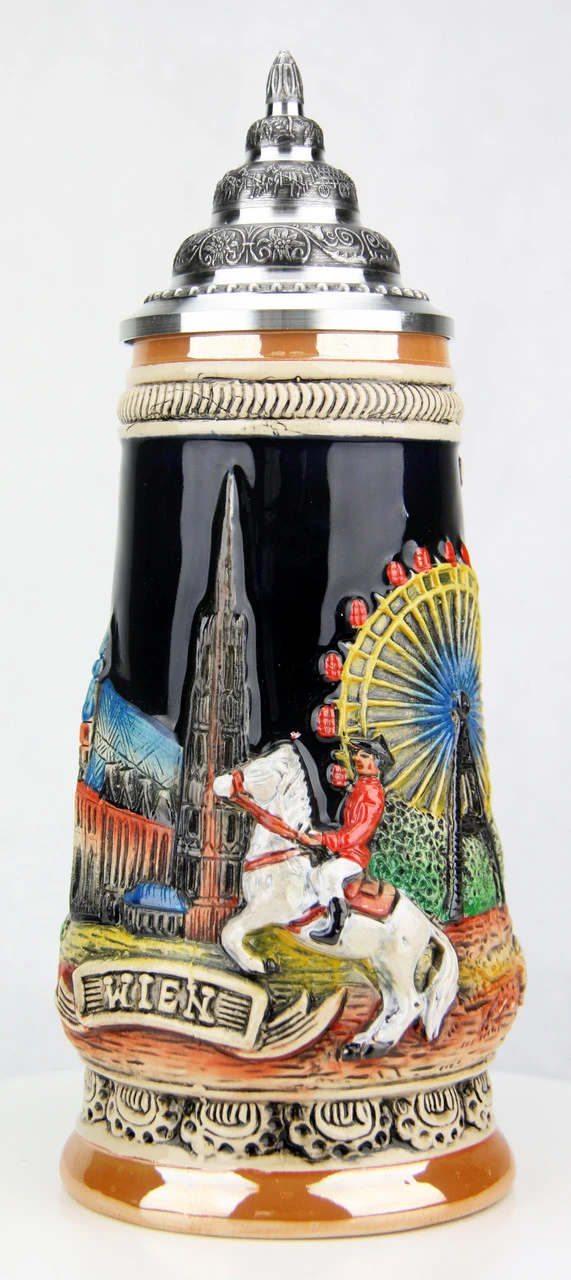 Wien Austria Beer Stein 3 Wien Austria Beer Stein