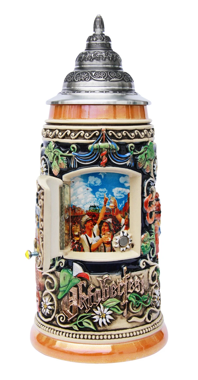 Window To Oktoberfest Munich Beer Stein 3 Window To Oktoberfest Munich Beer Stein