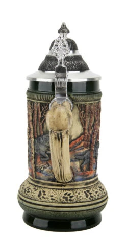 Wolf Beer Stein -Beer Stein Store Wolf Beer Stein KT7000Z Back SM 09437.1461698922
