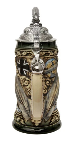 Zeppelin 3D Beer Stein Rustic 14 Zeppelin 3D Beer Stein Rustic -Beer Stein Store Zeppelin Beer Stein Rusic K339RUZ Back SM 42492.1446321789